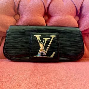 Louis Vuitton Black Electric Epi Leather Sobe Clutch